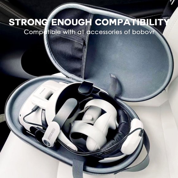 OBOVR C2 Carrying Case – Compatible with Quest 2 Elite Strap and BOBOVR M2 pro,H - Picture 6 of 6